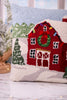 Christmas Barn Throw Pillow - Whiskey Skies - PEKING HANDICRAFT