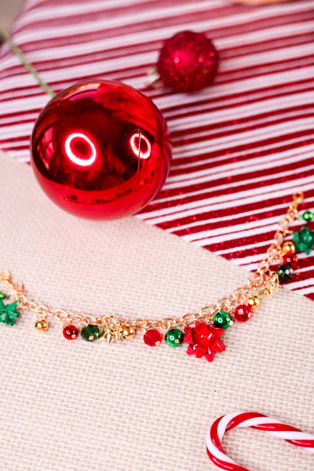 Christmas Bow Trucker Hat Chain - Whiskey Skies - VIBES HAT COMPANY