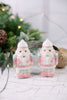Christmas Ceramic Nutcracker Salt & Pepper Shaker Set - Whiskey Skies - YOUNG'S INC