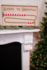 Christmas Countdown with Red and White Wooden Beads - Whiskey Skies - MELROSE INTL