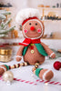 Christmas Gingerbread Man Shelf Sitter (2 Styles) - Whiskey Skies - YOUNG'S INC