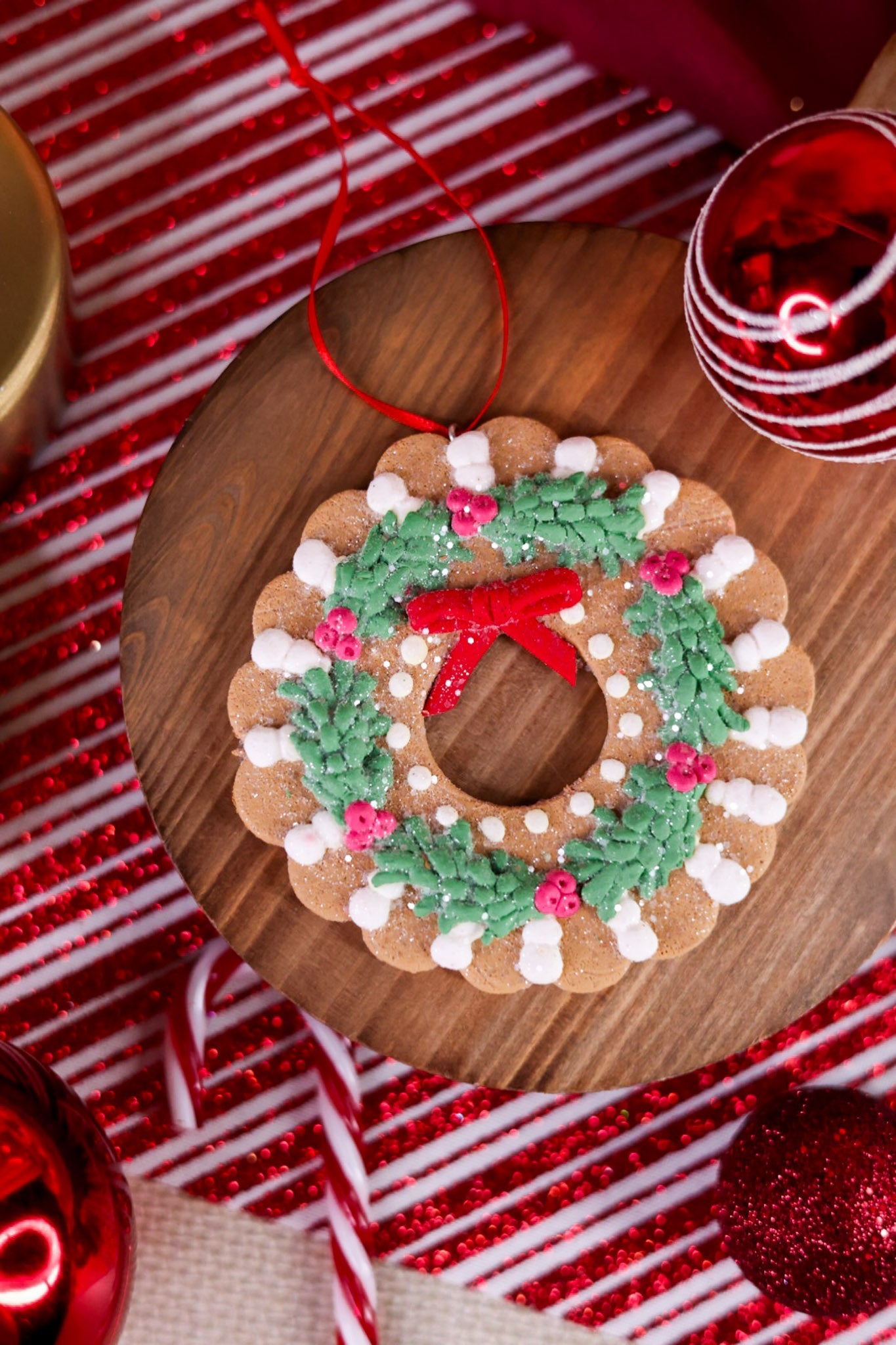 Christmas Gingerbread Ornaments (4 Styles) - Whiskey Skies - RAZ IMPORTS