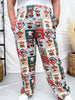 Christmas Highland Cow Loungewear Pants - Whiskey Skies - BRIEF INSANITY