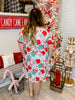 Christmas Hot Cocoa Loungewear Night Dress - Whiskey Skies - SHIRLEY & STONE