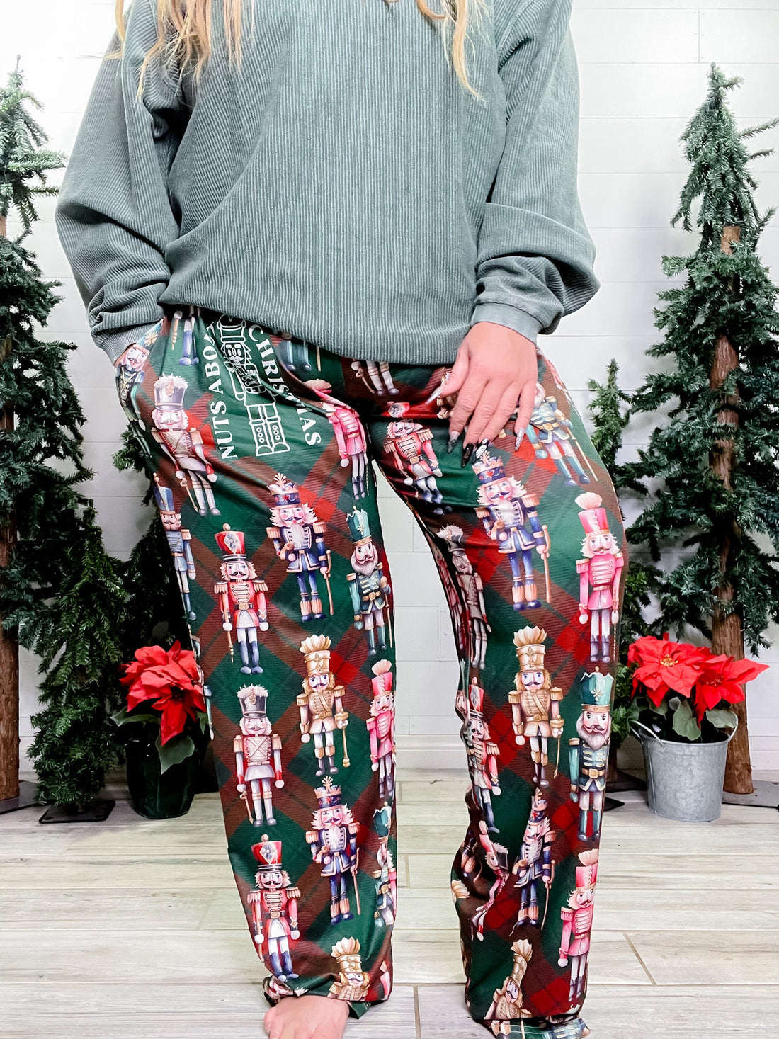 Christmas Nutcracker Lounge Pants - Whiskey Skies - BRIEF INSANITY