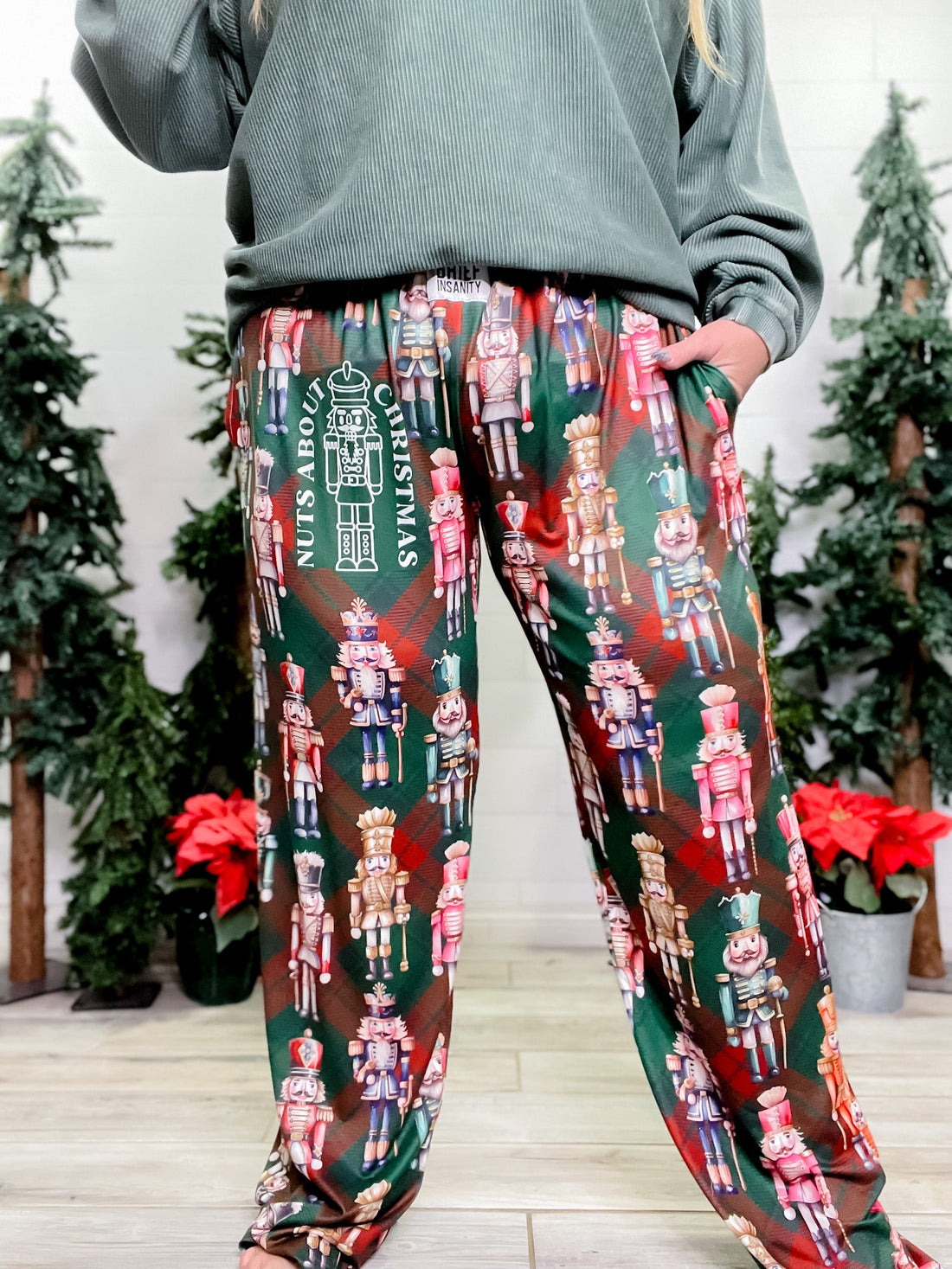 Christmas Nutcracker Lounge Pants - Whiskey Skies - BRIEF INSANITY