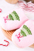 Christmas Tree Fuzzy Slippers - Whiskey Skies - THE DARLING EFFECT