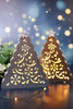 Christmas Tree Shape Table Top LED Decoration (2 Colors) - Whiskey Skies - YOUNG'S INC