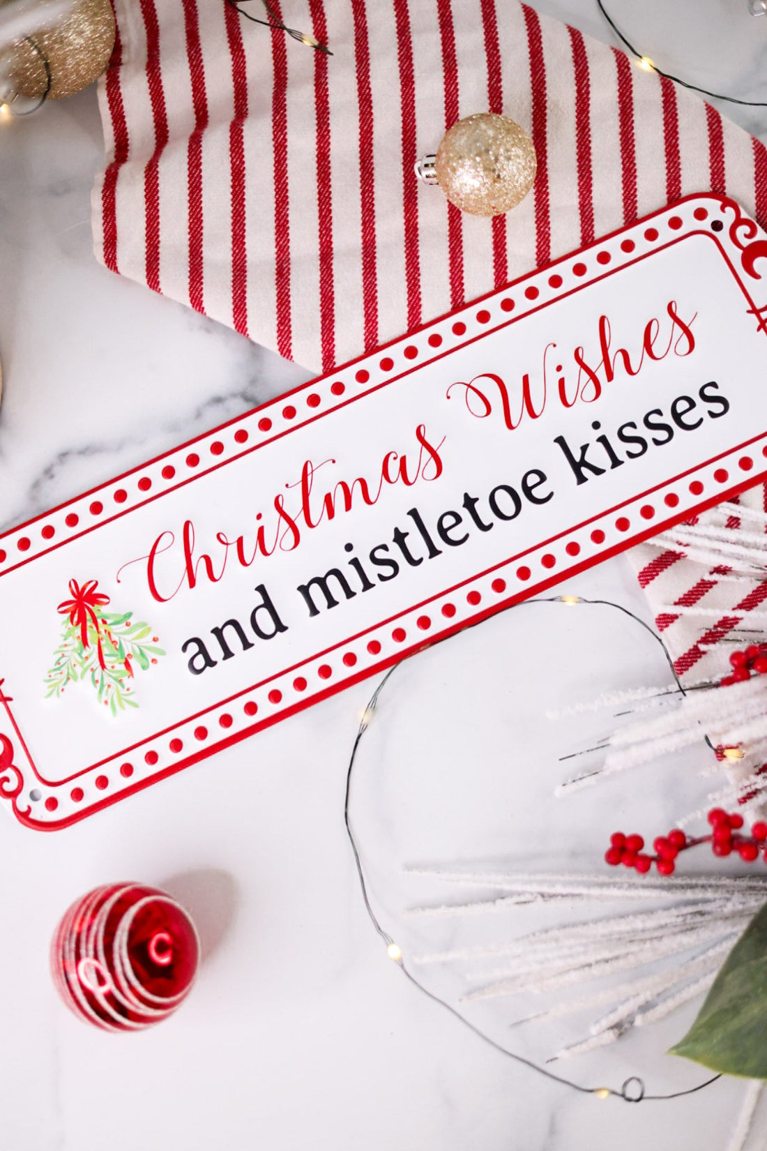 Christmas Wishes Metal Sign (3 Styles) - Whiskey Skies - HANNA'S HANDIWORKS