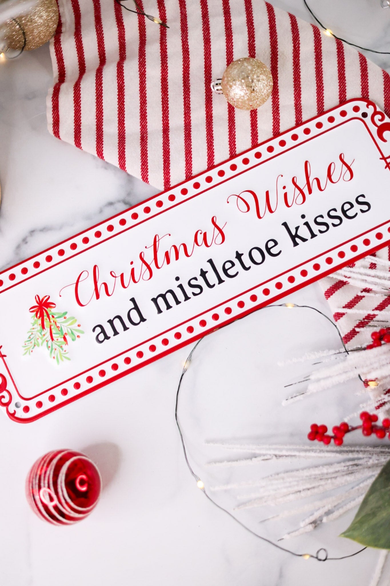 Christmas Wishes Metal Sign (3 Styles) - Whiskey Skies - HANNA'S HANDIWORKS
