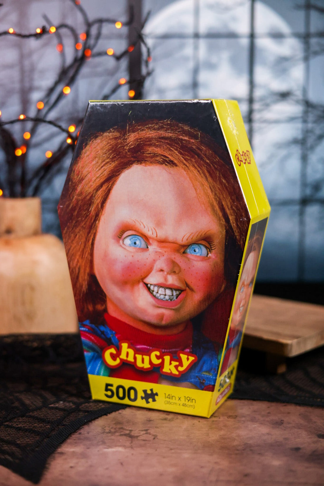 Chucky Coffin Box 500 Piece Puzzle - Whiskey Skies - NMR