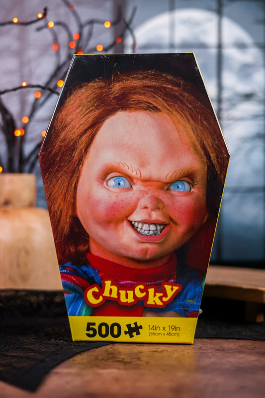 Chucky Coffin Box 500 Piece Puzzle - Whiskey Skies - NMR