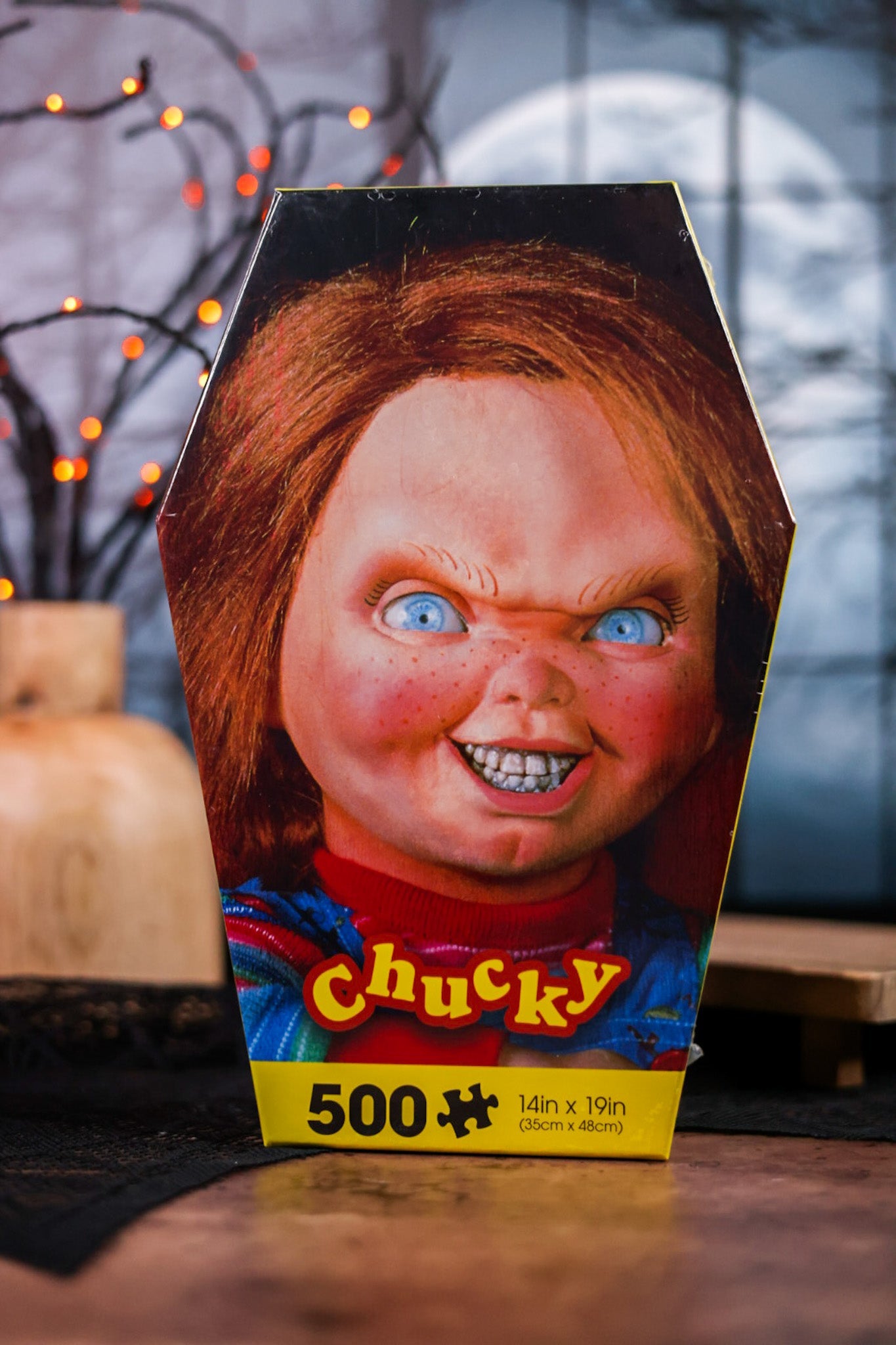 Chucky Coffin Box 500 Piece Puzzle - Whiskey Skies - NMR