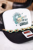 Chunky Teal Enamel Dipped Trucker Hat Chain - Whiskey Skies - VIBES HAT COMPANY