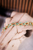 Chunky Teal Enamel Dipped Trucker Hat Chain - Whiskey Skies - VIBES HAT COMPANY