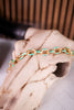 Chunky Teal Enamel Dipped Trucker Hat Chain - Whiskey Skies - VIBES HAT COMPANY