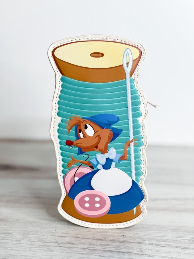 Cinderella Mouse Spool Card Holder - Whiskey Skies - LOUNGEFLY