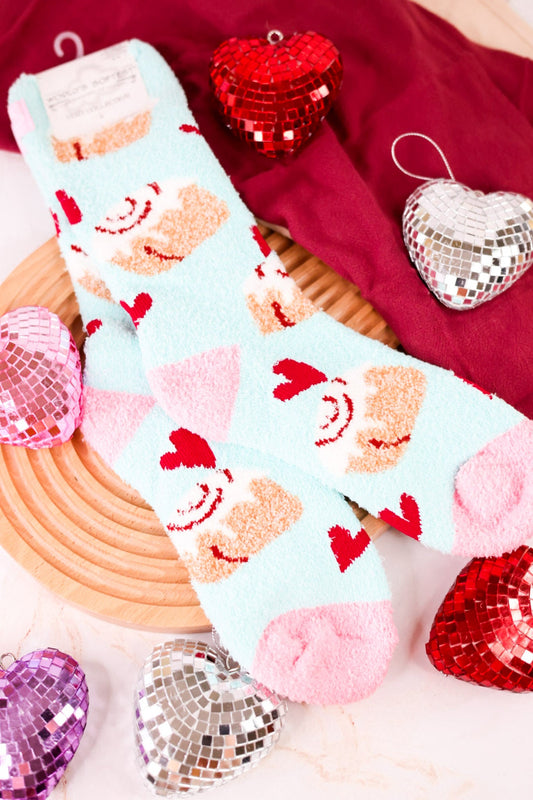 Cinnamon Bun Cozy Collection Crew Socks - Whiskey Skies - CRESCENT SOCK COMPANY