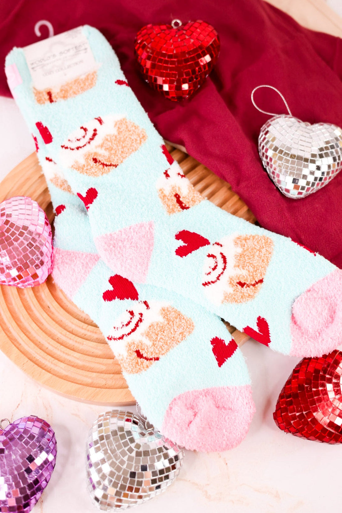 Cinnamon Bun Cozy Collection Crew Socks - Whiskey Skies - CRESCENT SOCK COMPANY