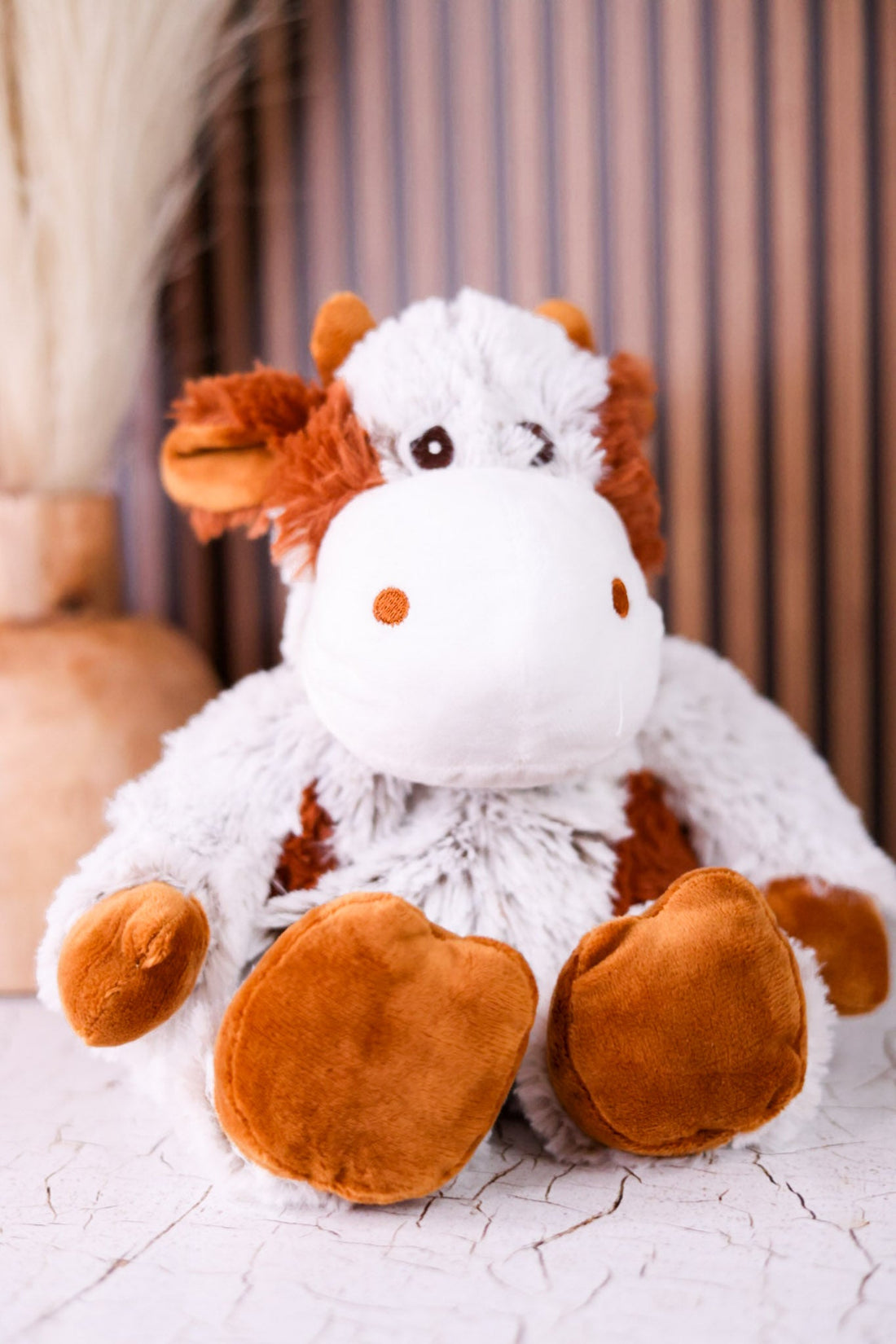 Cinnamon Latte Cow Warmie - Whiskey Skies - WARMIES
