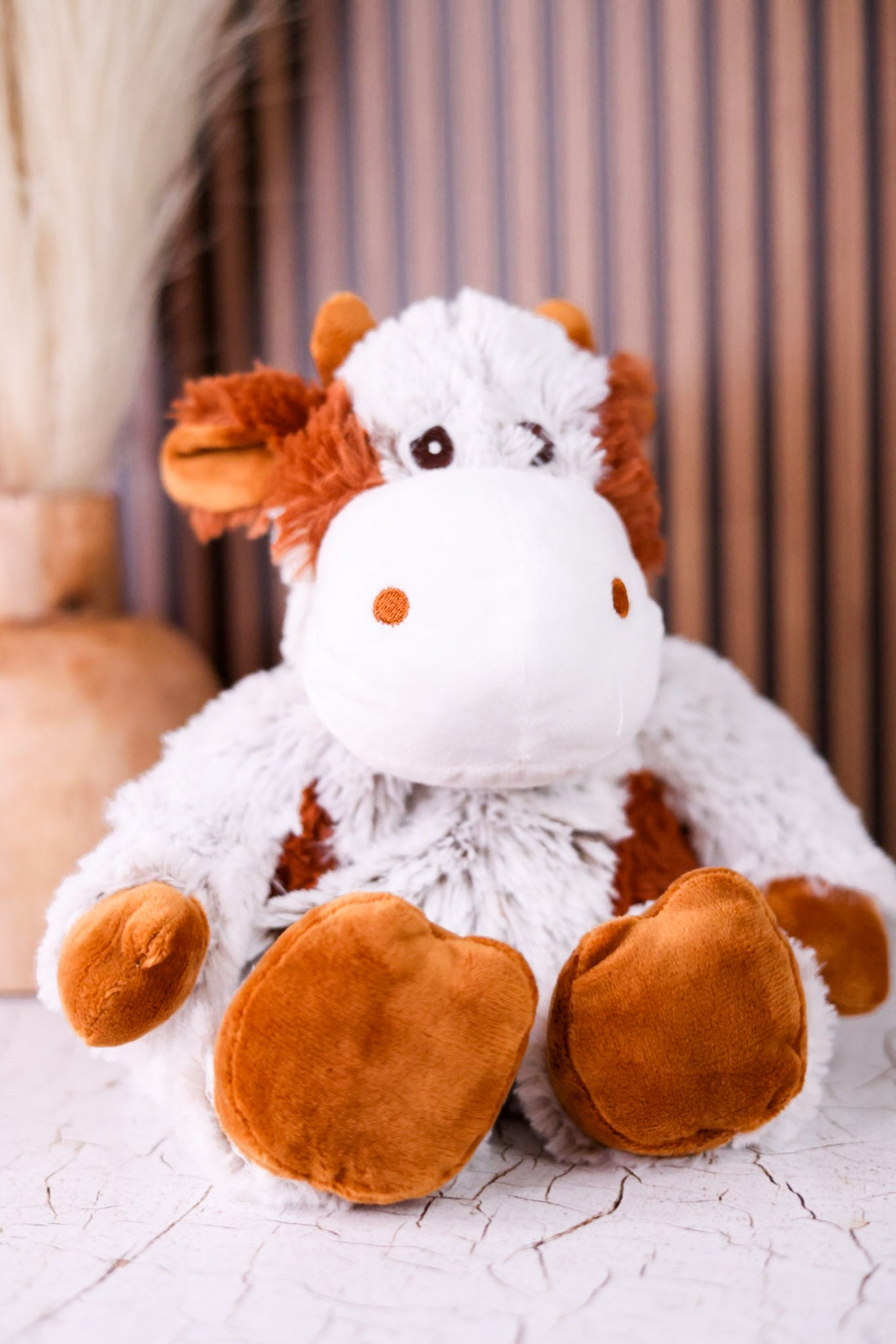 Cinnamon Latte Cow Warmie - Whiskey Skies - WARMIES