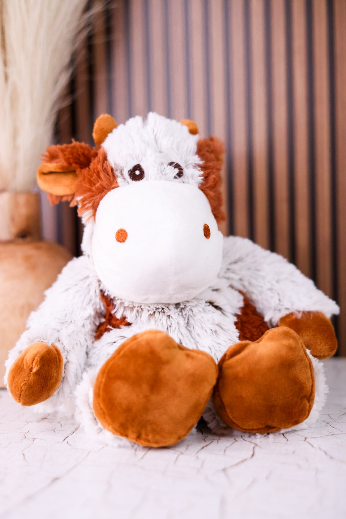 Cinnamon Latte Cow Warmie - Whiskey Skies - WARMIES