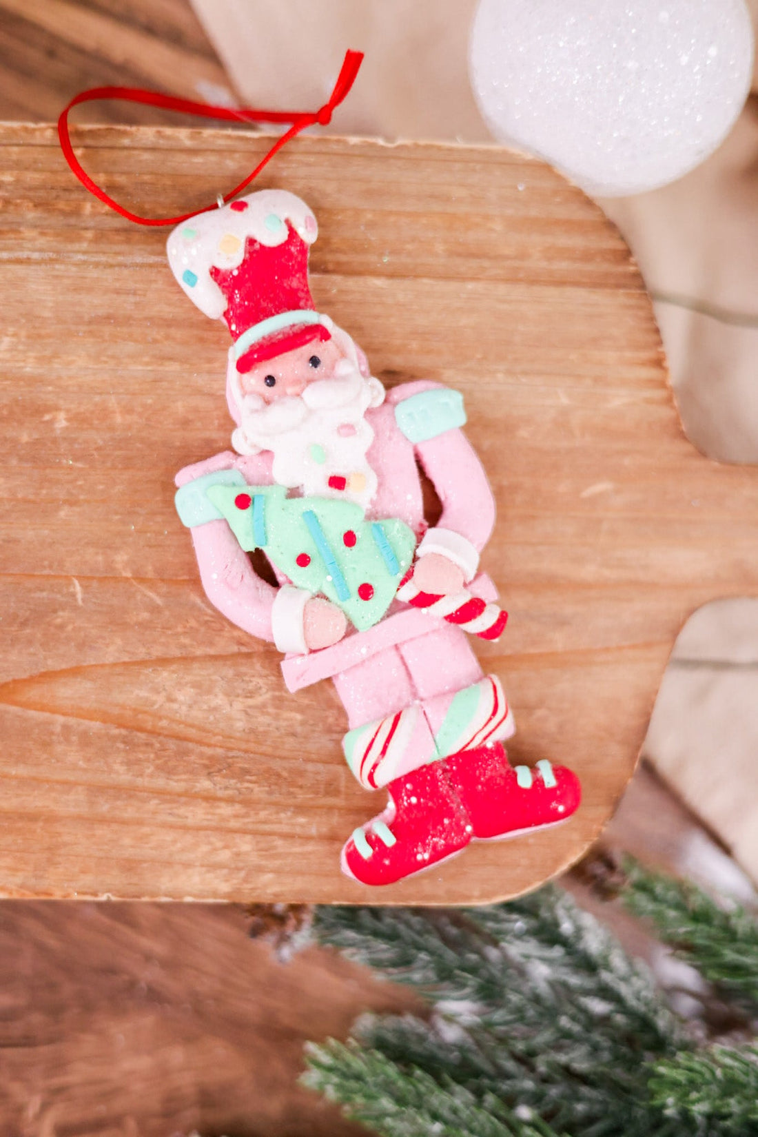 Clay Dough Toy Soldier Christmas Ornament (3 Colors) - Whiskey Skies - GERSON COMPANIES