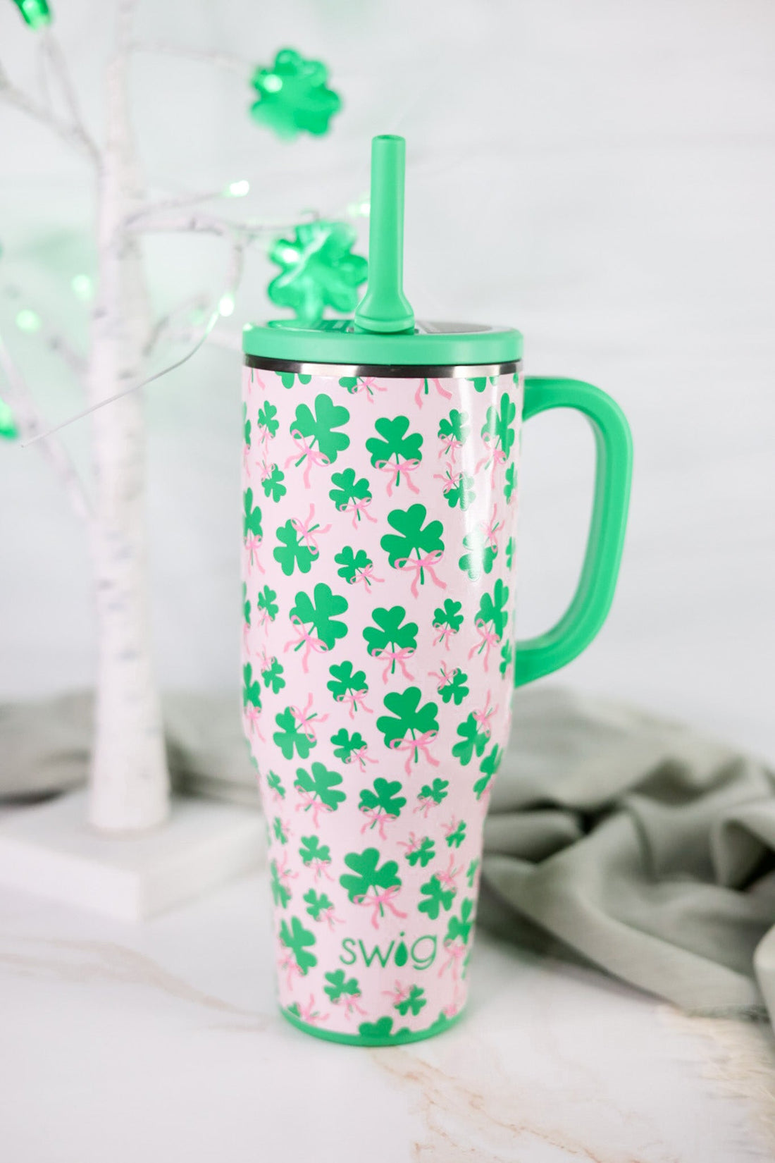 Clover Crush 40oz Mega Mug - Whiskey Skies - SWIG LIFE