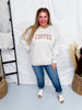 Coffee Puff Knit Sweater - Whiskey Skies - SOUTHERN BLISS COMPANY