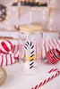 Cold Brew Glass Candy Cane Tumbler - Whiskey Skies - SANTA BARBARA DESIGN STUDIO