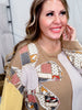 Color Block Thermal Mineral Washed Pullover - Whiskey Skies - EASEL