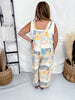 Colorful Patchwork Denim Overalls - Whiskey Skies - DAVI & DANI
