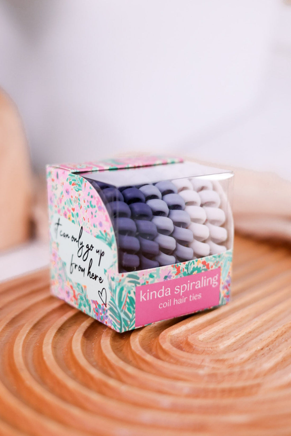 Colorful Spiral Coil Hair Ties (4 Colors) - Whiskey Skies - DM MERCHANDISING