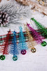 Colorful Spiraled Wire Christmas Tree Ornaments - Whiskey Skies - 180 DEGREES