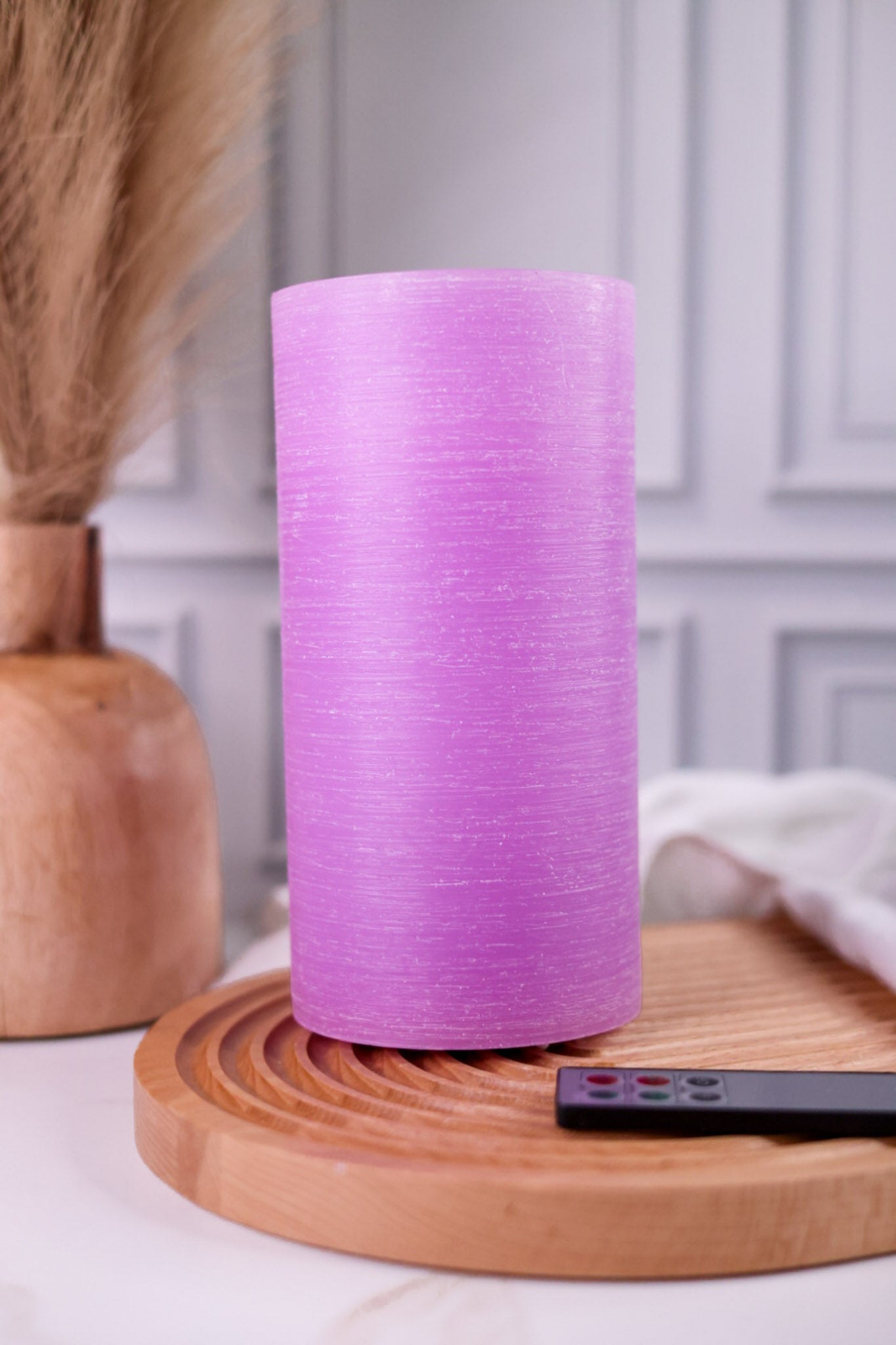 Colorful Water Wick LED Candle With Remote (5 Colors) - Whiskey Skies - 180 DEGREES