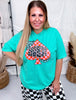 Conchos & Spades Howdy Graphic T-Shirt - Whiskey Skies - THE LATTIMORE CLAIM