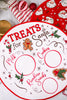 Cookies For Santa Embellished Round Placemat - Whiskey Skies - DII - DESIGN IMPORTS