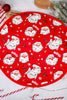 Cookies For Santa Embellished Round Placemat - Whiskey Skies - DII - DESIGN IMPORTS