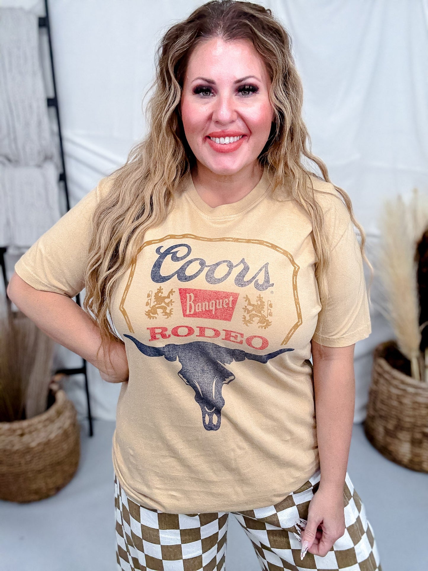 Coors Banquet Rodeo Unisex T-Shirt - Whiskey Skies - AMERICAN NEEDLE