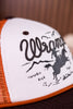 Copper, Brown, & Bone Wrangler "Trail Boss" Trucker Hat - Whiskey Skies - CAPX