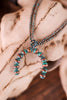 Copper Patina Cowgirl Pearl Horseshoe Necklace - Whiskey Skies - BOHO RANCH SHOP