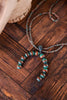 Copper Patina Cowgirl Pearl Horseshoe Necklace - Whiskey Skies - BOHO RANCH SHOP