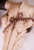 Copper Western Cowgirl Pearl Coquette Bow Hat Chain Band - Whiskey Skies - BOHO RANCH SHOP