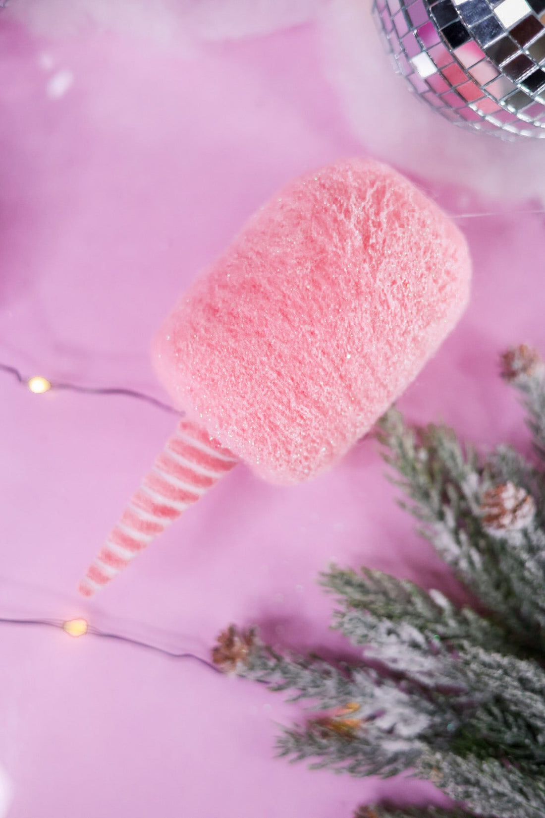 Cotton Candy Christmas Ornaments (2 Colors) - Whiskey Skies - RAZ IMPORTS