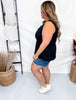 Cotton V - Neck Tank Top (8 Colors) - Whiskey Skies - ANDREE BY UNIT