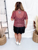 Country Roads Short Sleeve Mesh Top - Whiskey Skies - STERLING KREEK