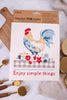 Countryside Rooster Swedish Dish Cloths (2pk) - Whiskey Skies - KAY DEE DESIGNS