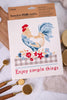Countryside Rooster Swedish Dish Cloths (2pk) - Whiskey Skies - KAY DEE DESIGNS