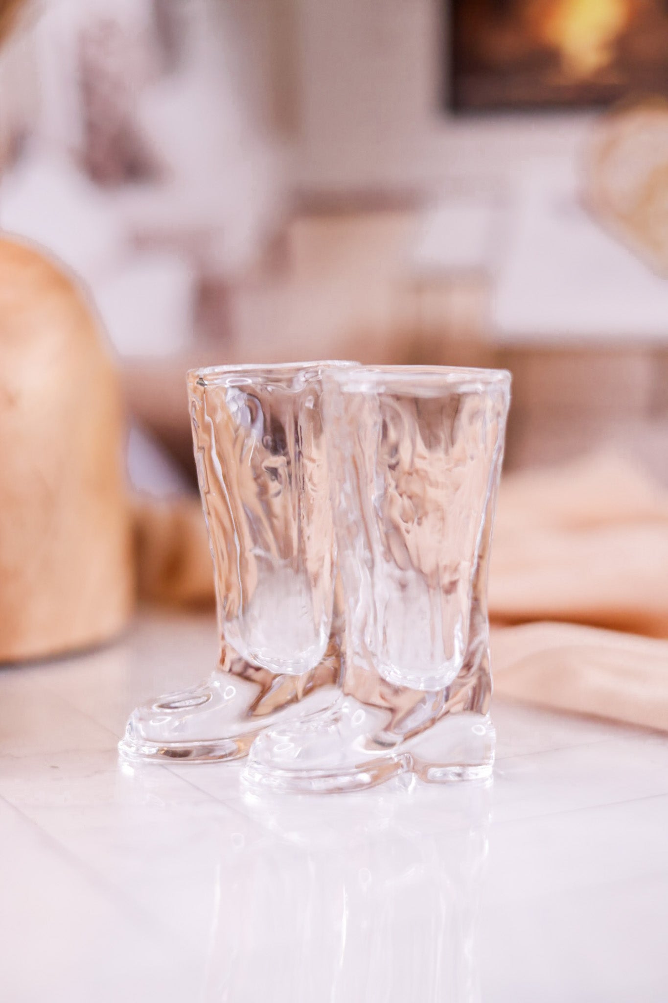 Vintage cowboy boot newest shot glasses