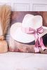 Cowboy Hat With Bow Wall Art - Whiskey Skies - RAZ IMPORTS